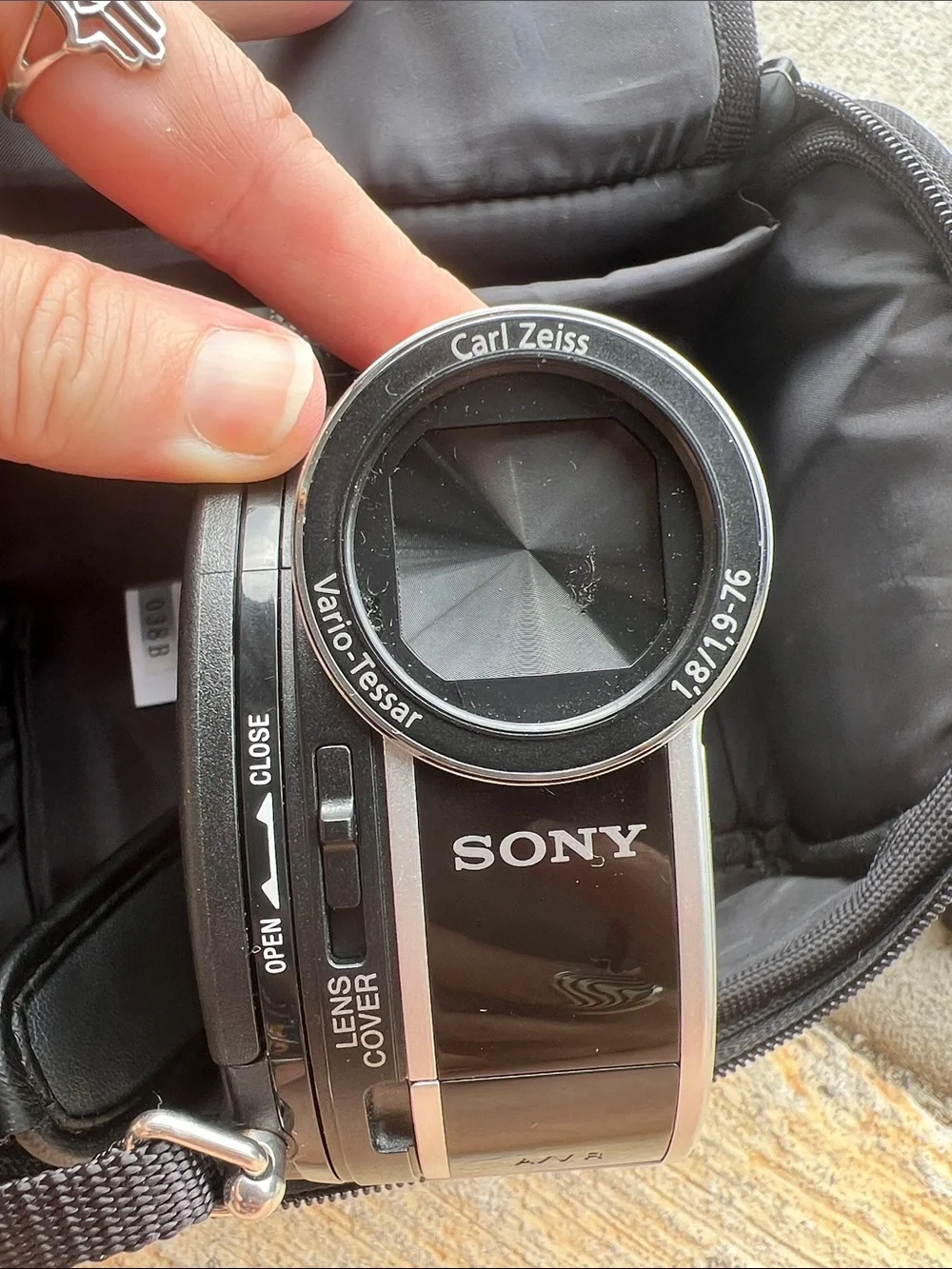 Sony Black Digital Camcorder with Carry Case and Accessories